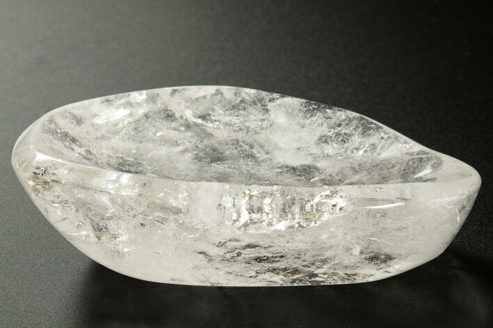 Polished Clear Quartz Dish - Madagascar #336435